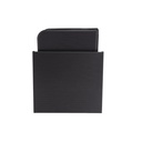 Menuomslag i boks, A4, til 20 sider, Securit® ESSENTIAL, PVC, sort, (10 stk.) - Menuomslag i boks, A4, til 20 sider, Securit® ESSENTIAL, PVC, sort, (10 stk.)