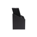 Menuomslag i boks, A4, til 20 sider, Securit® ESSENTIAL, PVC, sort, (10 stk.) - Menuomslag i boks, A4, til 20 sider, Securit® ESSENTIAL, PVC, sort, (10 stk.)