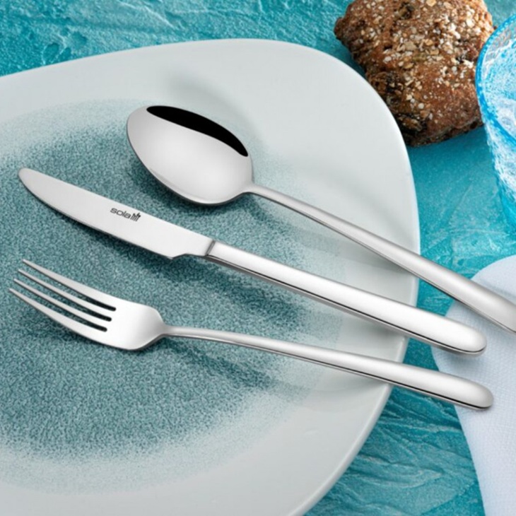 Kageske, L24,7cm, 18/0 rustfrit stål, SOLA Ibiza, (6 stk.) - Kageske, L24,7cm, 18/0 stainless steel, SOLA Ibiza, (6 stk.)