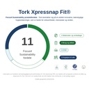 Dispenserserviet, Xpressnap, Fit, Natur, 2-lags, Advanced, N14, 12830, Tork, (4320 stk.) - Tork Xpressnap® Fit fordele