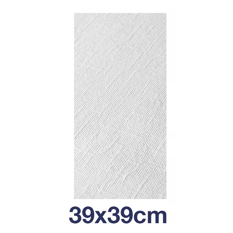 Middagsserviet, 39x39cm, 1/8-fold, hvid, Tork Linstyle 478145, (600 stk.) - 478145 Tork Premium Linstyle® Hvid Middagsserviet 1/8 foldet