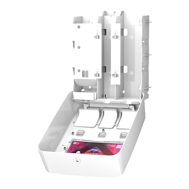 Dispenser til bind, tamponer og trusseindlæg, P1/P2/P3, hvid, Tork 564050, (1 stk.) - 564050 Tork Period Care Dispenser