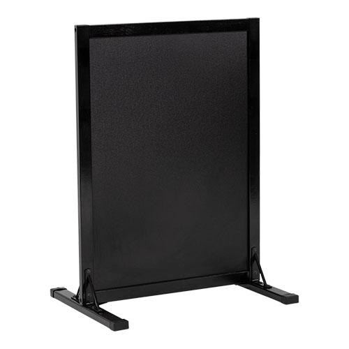 Gadeskilt / afskærmning til kridtmarkere, Securit, STAND, lille:78x56 cm, bøgetræ/metal, sort træ, (1 stk.) - Gadeskilt / afskærmning til kridtmarkere, Securit, STAND, lille:78x56 cm, bøgetræ/metal, sort træ, (1 stk.)