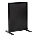 Gadeskilt / afskærmning til kridtmarkere, Securit, STAND, lille:78x56 cm, bøgetræ/metal, sort træ, (1 stk.) - Gadeskilt / afskærmning til kridtmarkere, Securit, STAND, lille:78x56 cm, bøgetræ/metal, sort træ, (1 stk.)