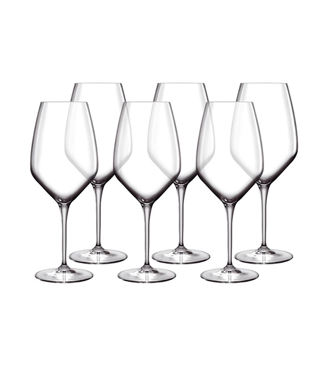 Hvidvinsglas, 35 cl, Luigi Bormioli, Atelier, (6 stk.) - Luigi Bormioli Atelier vinglas klar 35 cl 6 stk