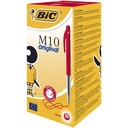 Kuglepen, Bic Clic, rød, Medium, M10 51510, (50 stk.) - Kuglepen Bic Clic rød Medium M10 51510
