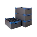 Opbevaringsboks til glas, 24-rum, 50x34,5x16,5cm, Beaumont, (5 stk.) - Glasopbevaringsboks, 24 rum - Beaumont