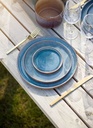 Middagstallerken, Ø27,5cm, QUINTANA BLUE, (4 stk.) - QUINTANA BLUE