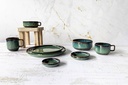 Middagstallerken, Ø27xH2,7cm, JADE VERDE, (4 stk.) - JADE VERDE