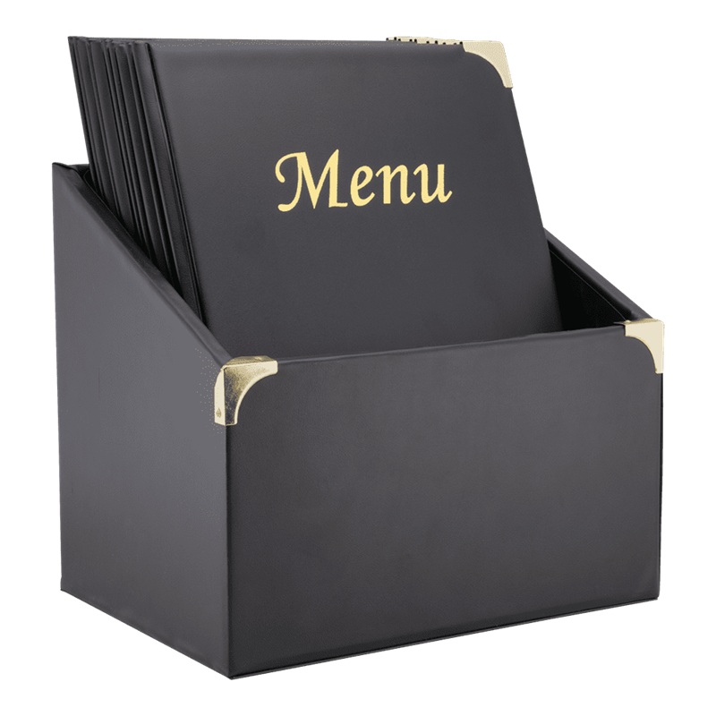 Menuomslag, Securit® BASIC, A4 / A5, til 8 sider, PVC, flere farver, (1 stk.) - Menuomslag, Securit® BASIC, A4 / A5, til 8 sider,
