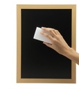Rengøringssvampe til kridtmarkere, Securit, genanvendelige, 2,5x6x10 cm, hvid, (2 stk.) - Rengøringssvampe (SPONGE2) - Securit