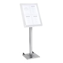 Fod til LED Lys-display, Securit, 43,4x38,3x57 cm, rustfrit stål, (1 stk.) - Securit MCS-BA-G2