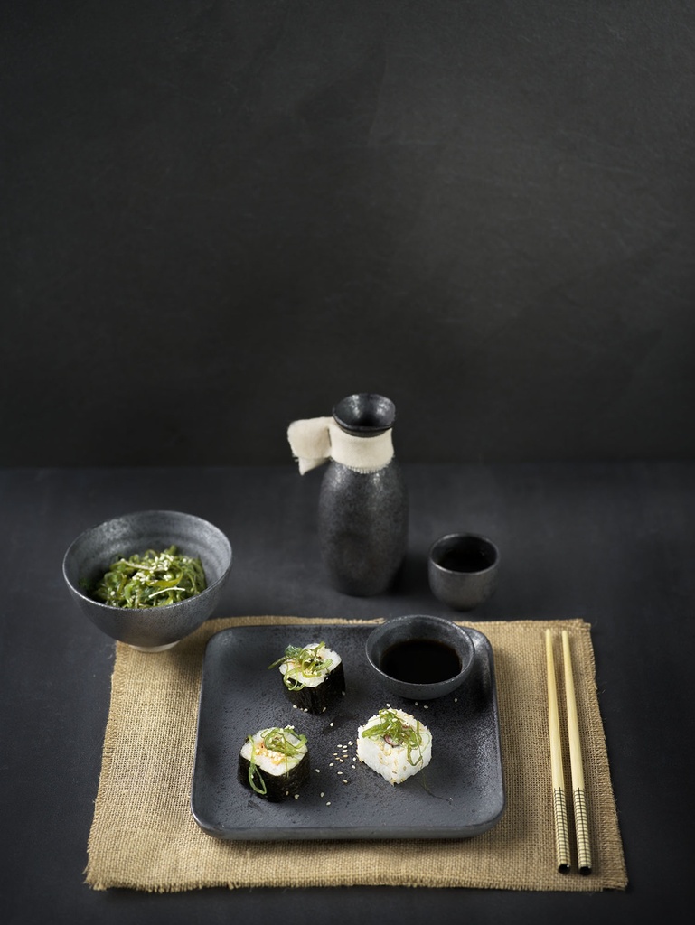 Lille serveringsskål, Ø5x4cm, stentøj, mørk, Mikura, (24 stk.) - Mikura - serie