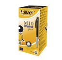 Kuglepen, 0,7mm, 0,5mm, sort, BiC Clic M10, (50 stk.) - BiC Clic M10 51630