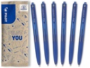 Kuglepen, Pilot, Super Grip, blå, medium, 1.0, 0,27mm, (12 stk.) - Pilot 524424