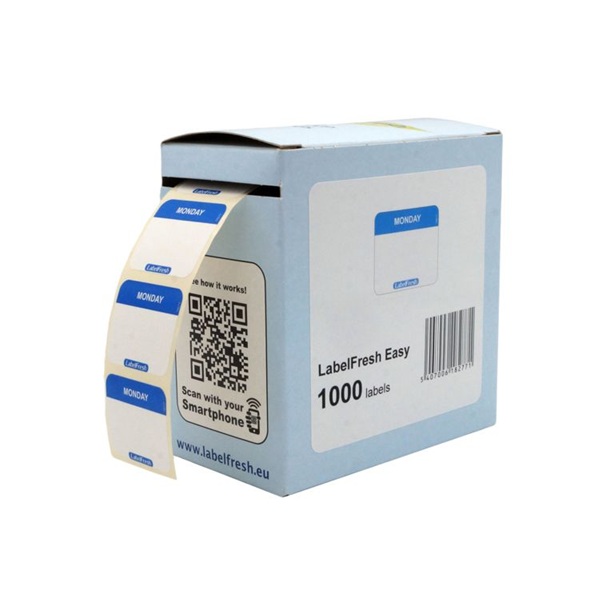 HACCP labels, Mandag, 3x2,5cm, LabelFresh Easy, (pk á 1000 stk.) - HACCP labels, Mandag, 3x2,5cm, LabelFresh Easy, (pk á 1000 stk.)