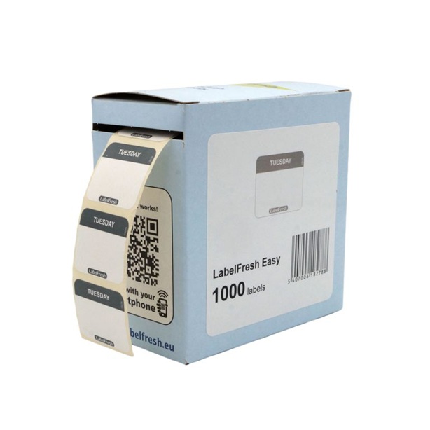 HACCP labels, Tirsdag, 3x2,5cm, LabelFresh Easy, (pk á 1000 stk.) - HACCP labels, Tirsdag, 3x2,5cm, LabelFresh Easy, (pk á 1000 stk.)