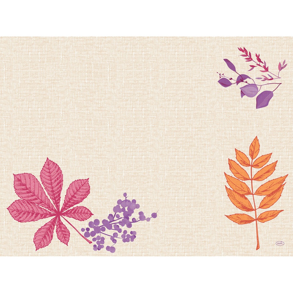 Dækkeserviet, Dunicel, 30x40cm, "Bright Autumn", Duni, (500 stk.) - Dækkeserviet, Dunicel, 30x40cm, "Bright Autumn", Duni - design