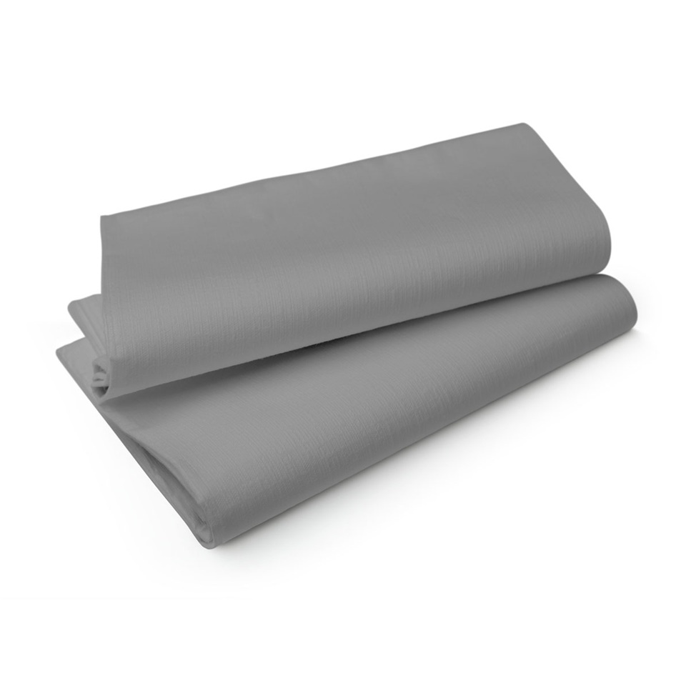 Borddug, Evolin, 127x220mm, granitgrå, Duni, (25 stk.) - Borddug, Evolin, 127x220mm, granitgrå, Duni