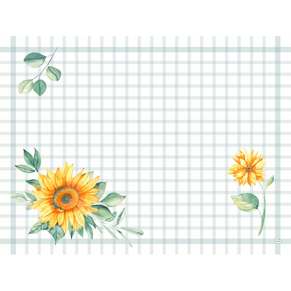 Dækkeserviet, Dunicel, 30x40cm, "Sunflower day", Duni, (500 stk.) - Dækkeserviet, Dunicel, 30x40cm, "Sunflower day", Duni