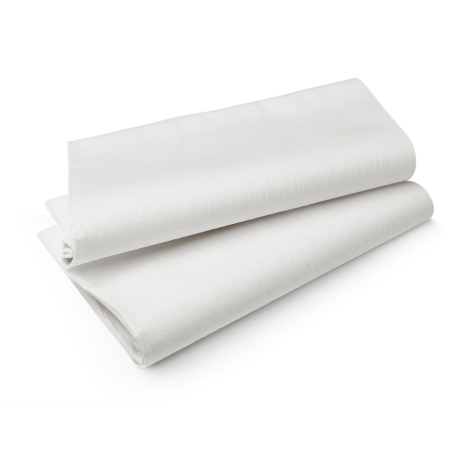 Borddug, Evolin, 127x127mm, hvid, Duni, (50 stk.) - Borddug, Evolin, 127x127mm, hvid, Duni