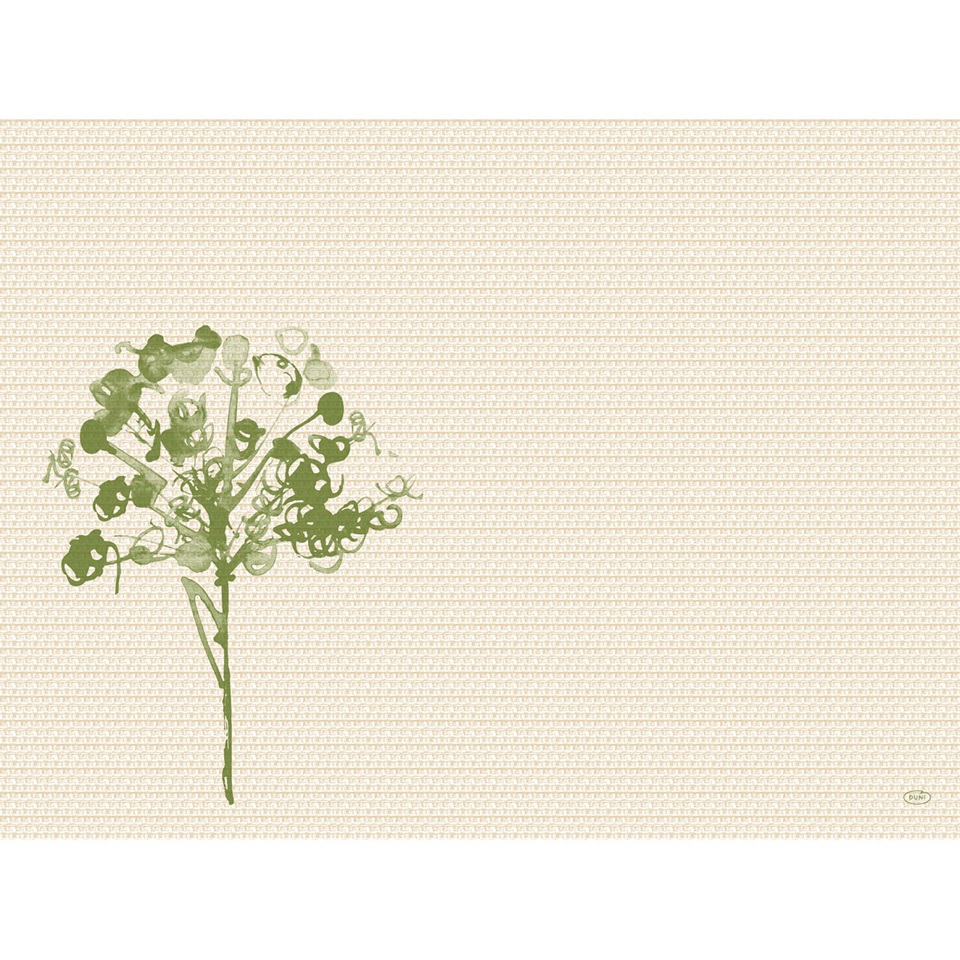 Dækkeserviet, bio, Dunicel, 30x40cm, "Green Umbles", Duni, (500 stk.) - Dækkeserviet, bio, Dunicel, 30x40cm, "Green Umbles", Duni