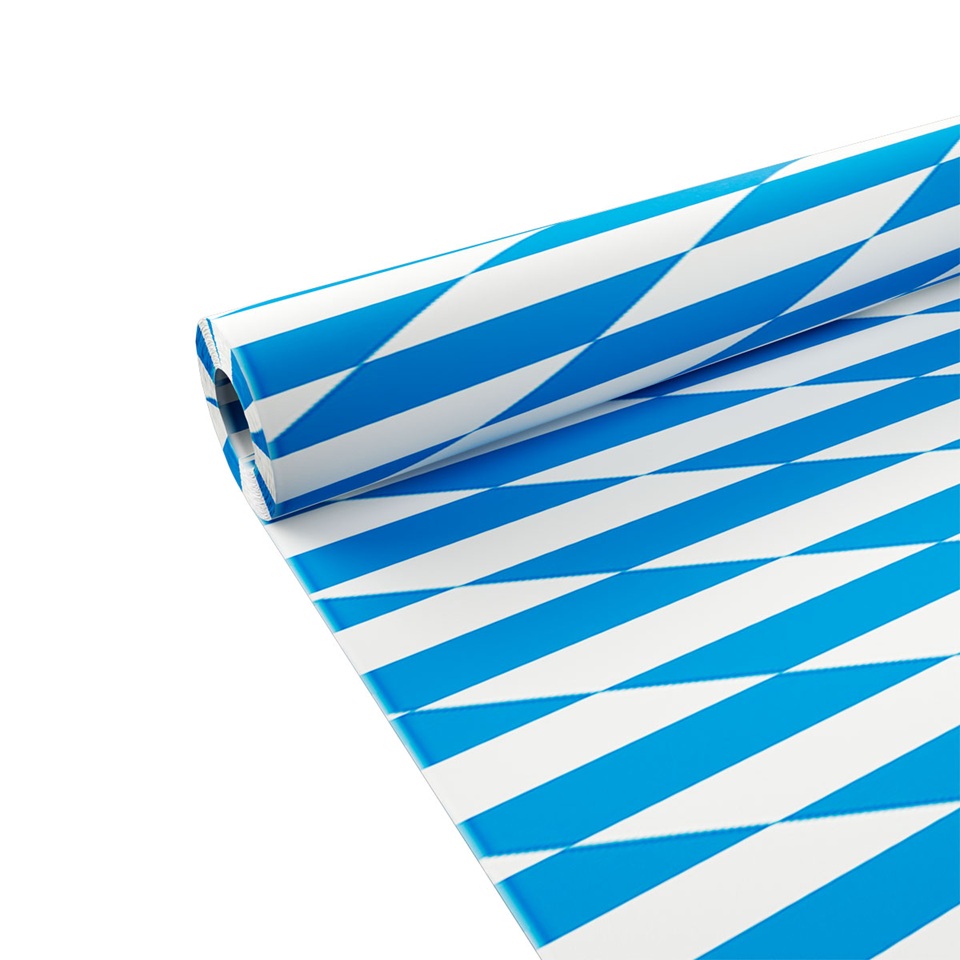 Papirrulle, 1x50m, "Bayernraute", Duni, (4 stk.) - Papirrulle, 1x50m, "Bayernraute", Duni