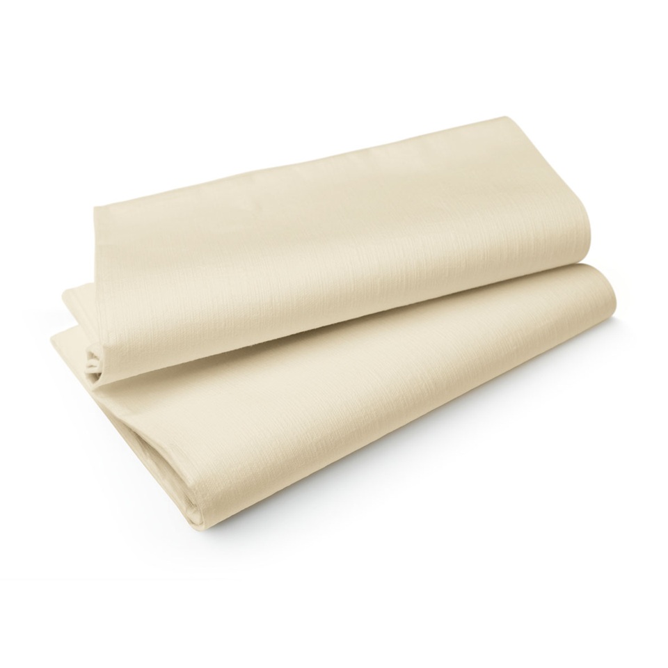 Borddug, Evolin, 127x127mm, creme, Duni, (50 stk.) - Borddug, Evolin, 127x127mm, creme, Duni