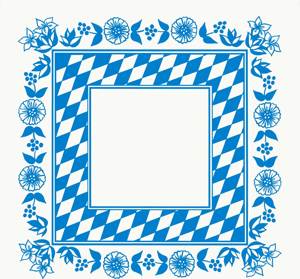 Bordbetræk, Dunicel, 84x84cm, "Bayernraute", Duni, (100 stk.) - Bordbetræk, Dunicel, 84x84cm, "Bayernraute", Duni