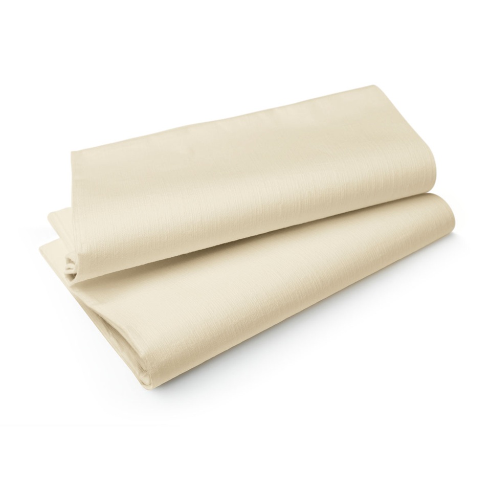 Bordbetræk, Evolin, 84x84cm, creme, Duni, (84 stk.) - DUNI 185157   Evolin® stikdug 84 x 84 cm Cream