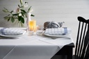 Bordbetræk, Evolin, 84x84cm, hvid, Duni, (84 stk.) - DUNI 185158   Evolin® stikdug 84 x 84 cm Hvid
