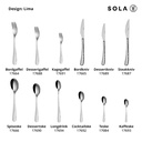 Spiseske, Lima, SOLA, 18/10-stål, 195mm, (12stk.) - Spiseske, 18/0-stål, Lima, SOLA, 195mm, (12stk.)