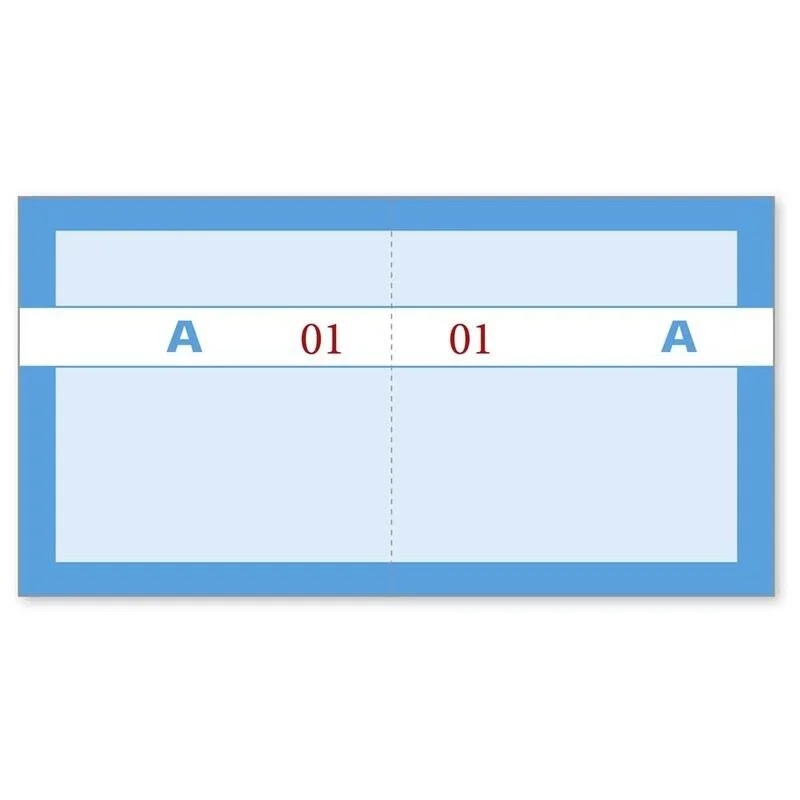 Kuponbog, blå, 100 ark, Mayland, (1 bog.) - Kuponbog, blå, 100 ark, Mayland, (1 bog.)