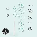 Kronelys, 7t, 240x23 mm, hvid, koniske, Bolsius, (100 stk.) - Bolsius kronelys koniske.webp