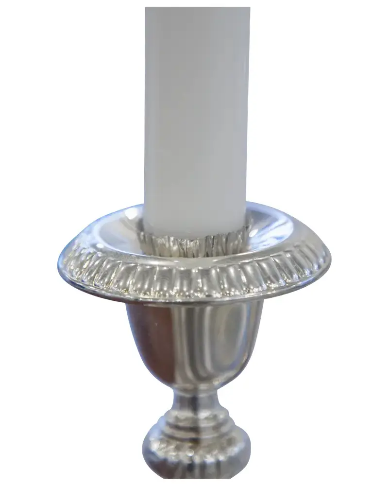 Lysmanchetter, Bolsius, sølv, aluminium, (30 stk.) - Lysmanchetter.webp
