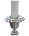 Lysmanchetter, Bolsius, sølv, aluminium, (30 stk.) - Lysmanchetter.webp