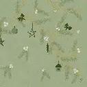 Middagsserviet, Bio Dunisoft, 40x40cm, Noel Pistachio, Duni, (360 stk.) - Duni 211524.webp