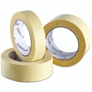 Malertape/afdækningstape, Master'in Performance, hvid, 25mmx50m (36 ruller) - Master in performance 1586012.webp