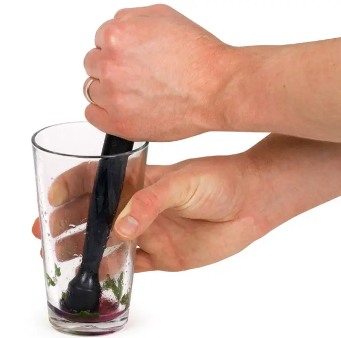 Muddler, 21,5cm, plast, sort, Beaumont, (1 stk.) - Beaumont 3573 muddler.webp