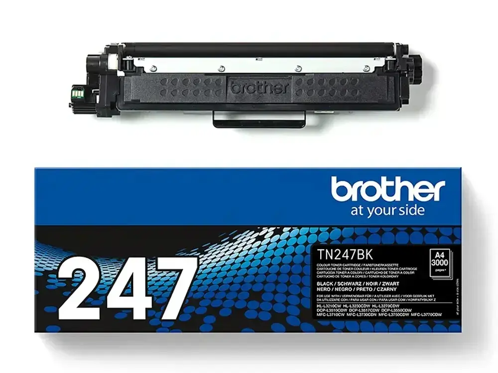 Toner, TN247BK, 3000 sider, Brother, (1 stk.) - Brother TN247BK.webp