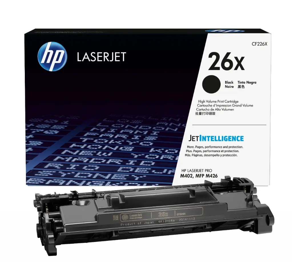 Blæk, HP 26X, 9000 sider, kompatibel med M402DW, (1 stk.) - HP 26X.webp