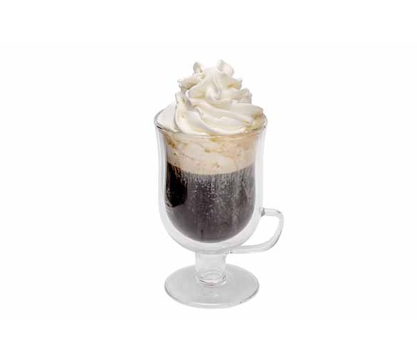 Irish coffee glas, 240ml, Ø8x13,5cm, dobbelvægget, borosilikatglas, OMAGIO, (1 stk.) - Irish coffee glas, 240ml, Ø8x13,5cm, dobbelvægget, borosilikatglas, OMAGIO, (1 stk.)