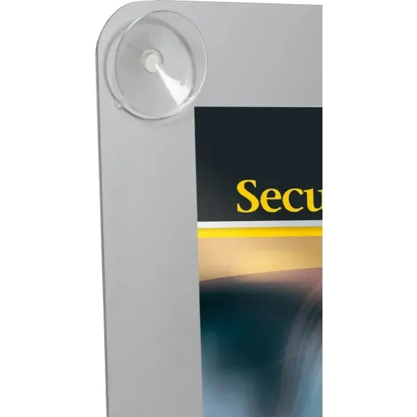 Inforamme med sugekopper, Securit, A3 dobbeltsidet, 35,6x27,1x0,3 cm, PP, gul, (1 stk.) - Securit PFW-A3-YE.webp