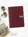 Menuomslag, Securit, ROYAL, A4, genanvendt læder, vinrød, (1 stk.) - Securit MC-LRA4-RORD.webp
