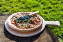 Serveringsfad i træ, pizza, 41,5x30x1,2cm, (1 stk.) - Serveringsfad i træ, pizza, 41,5x30x1,2cm, (1 stk.)