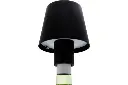 LED bordlampe PARIS til flaske, Securit, ledningsfri og genopladelig, sort (1 stk.) - Securit LP-PA-BL.webp