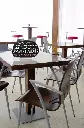 Bordskilt, SANDWICH silhuet med alufod, Securit, (1 stk.) - Securit FBTA-SANDWICH.webp