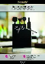 Bordskilt, COCKTAIL silhuet med alufod, Securit, (1 stk.) - Securit FBTA-COCKTAIL.webp