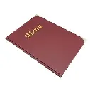 Menuomslag i boks, Securit, CLASSIC, A4, vinrød, (20 stk.) - Securit MC-BOX-CRA4-WR.webp