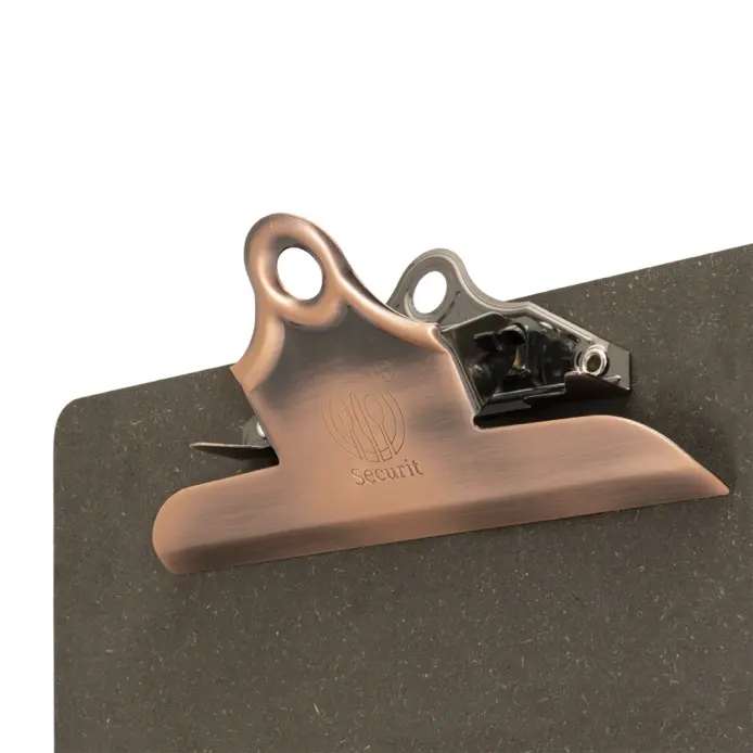 Menuholder, clipboard, A4, brun, 34,6x23,1x4cm, SECURIT, (1 stk.) - Securit mc-cba4-br.webp